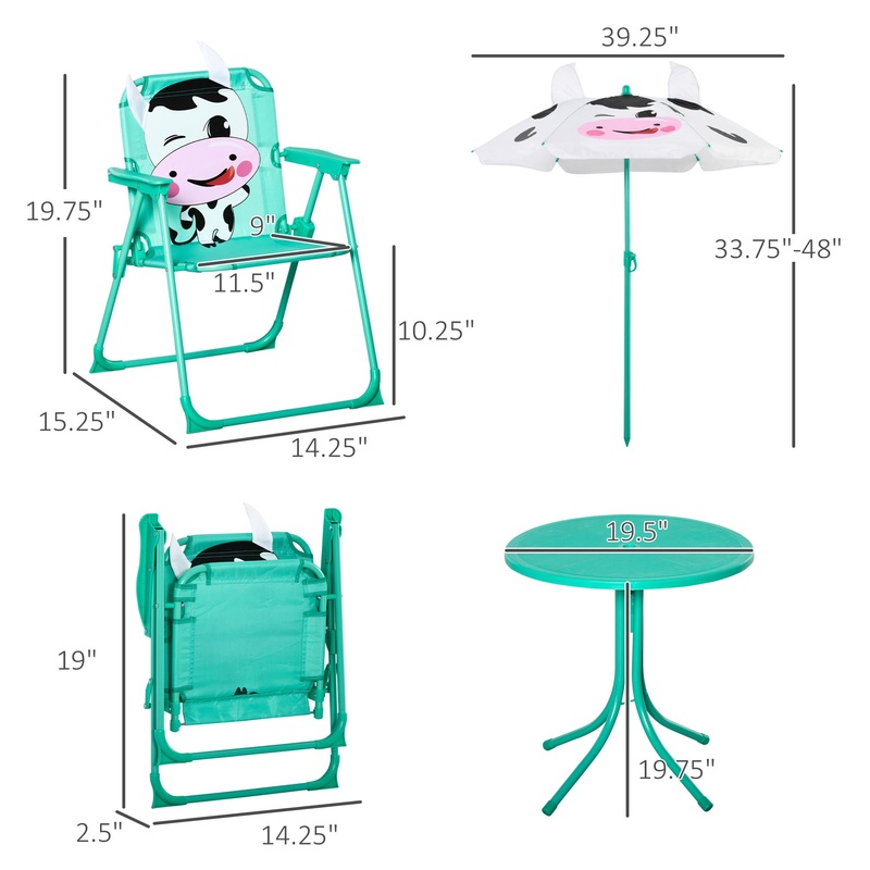Outdoor Folding Kids Table and - Kids Outdoor Umbrella For Table ulasan dan harga