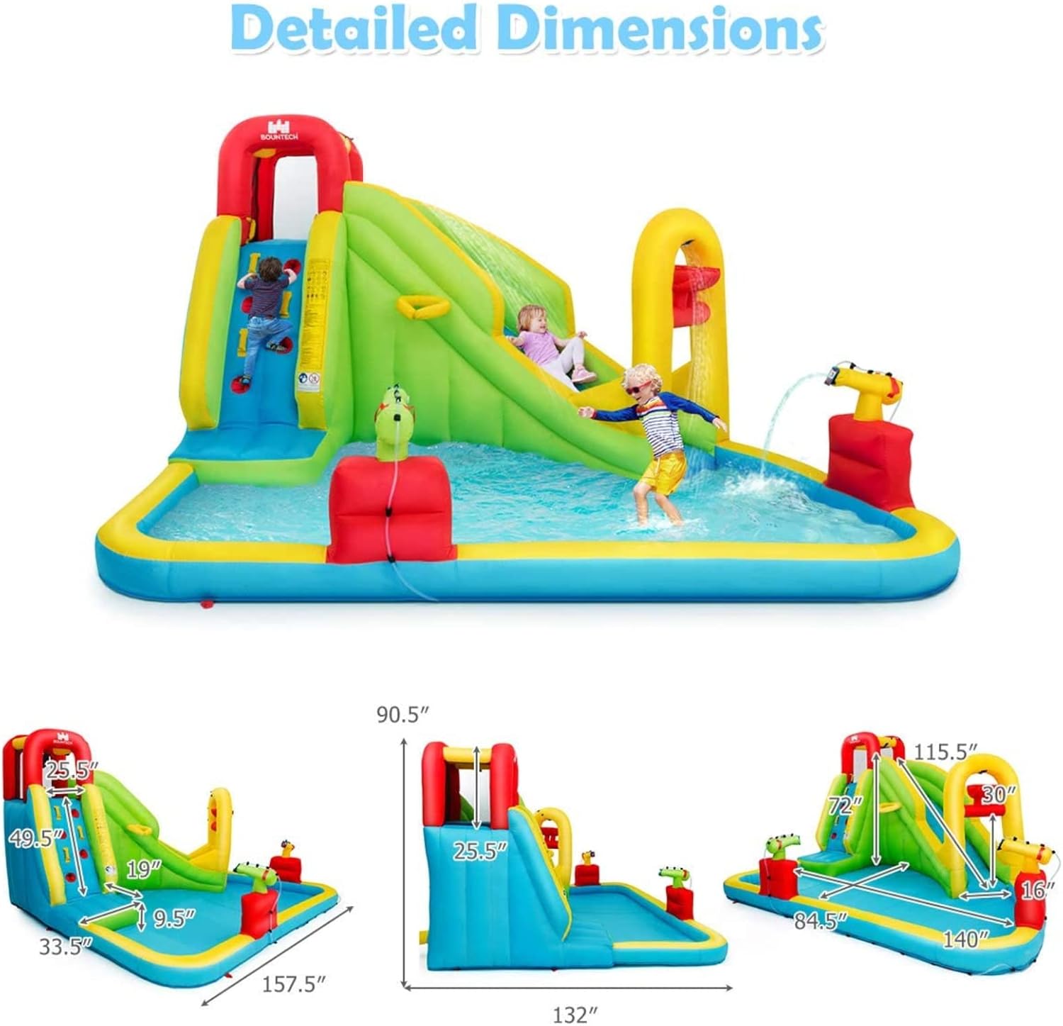 Mega Inflatable Water Park Bou - Kids Outdoor Water Park ulasan dan harga