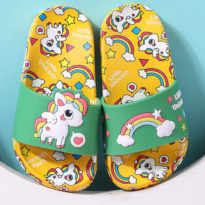 Unicorn Slippers for Boy Girl  - Kids Indoor Outdoor Slippers ulasan dan harga