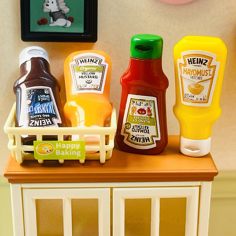 4Pcs Dollhouse Miniature Straw - Kids Outdoor Kitchen Set ulasan dan harga