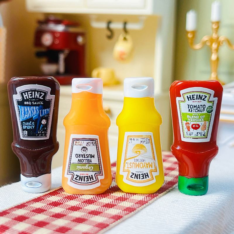 4Pcs Dollhouse Miniature Straw - Kids Outdoor Kitchen Set ulasan dan harga