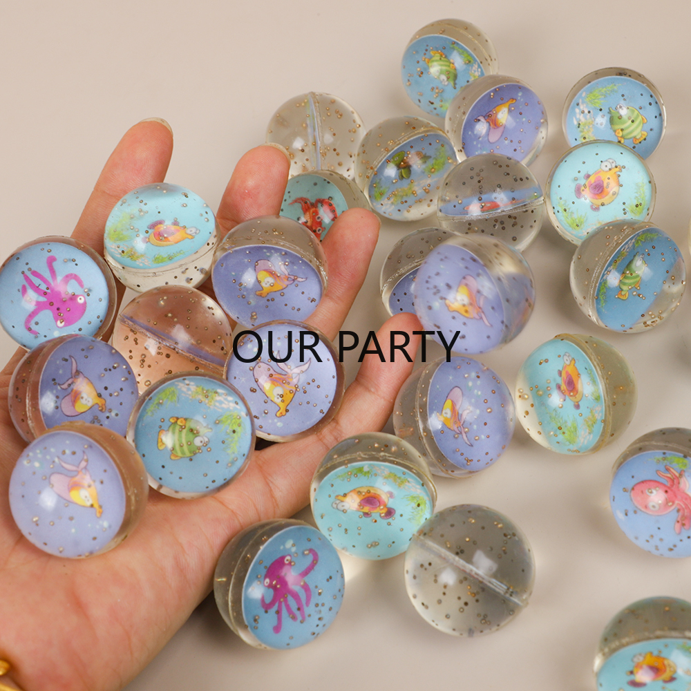 10Pcs Ocean Animal Theme Glitt - Kids Outdoor Easter Toys ulasan dan harga