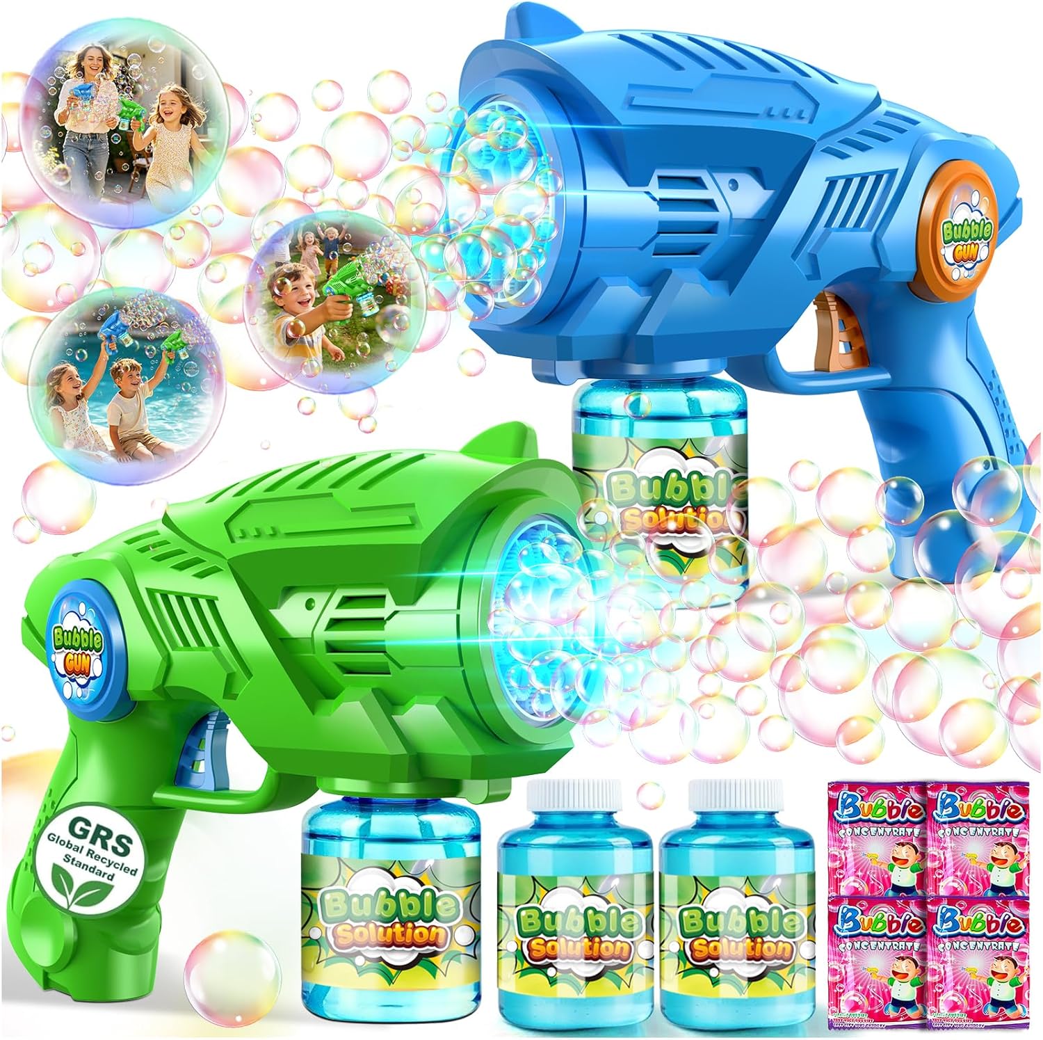 2-Pack Automatic Bubble Guns f - Kids Outdoor Easter Toys ulasan dan harga