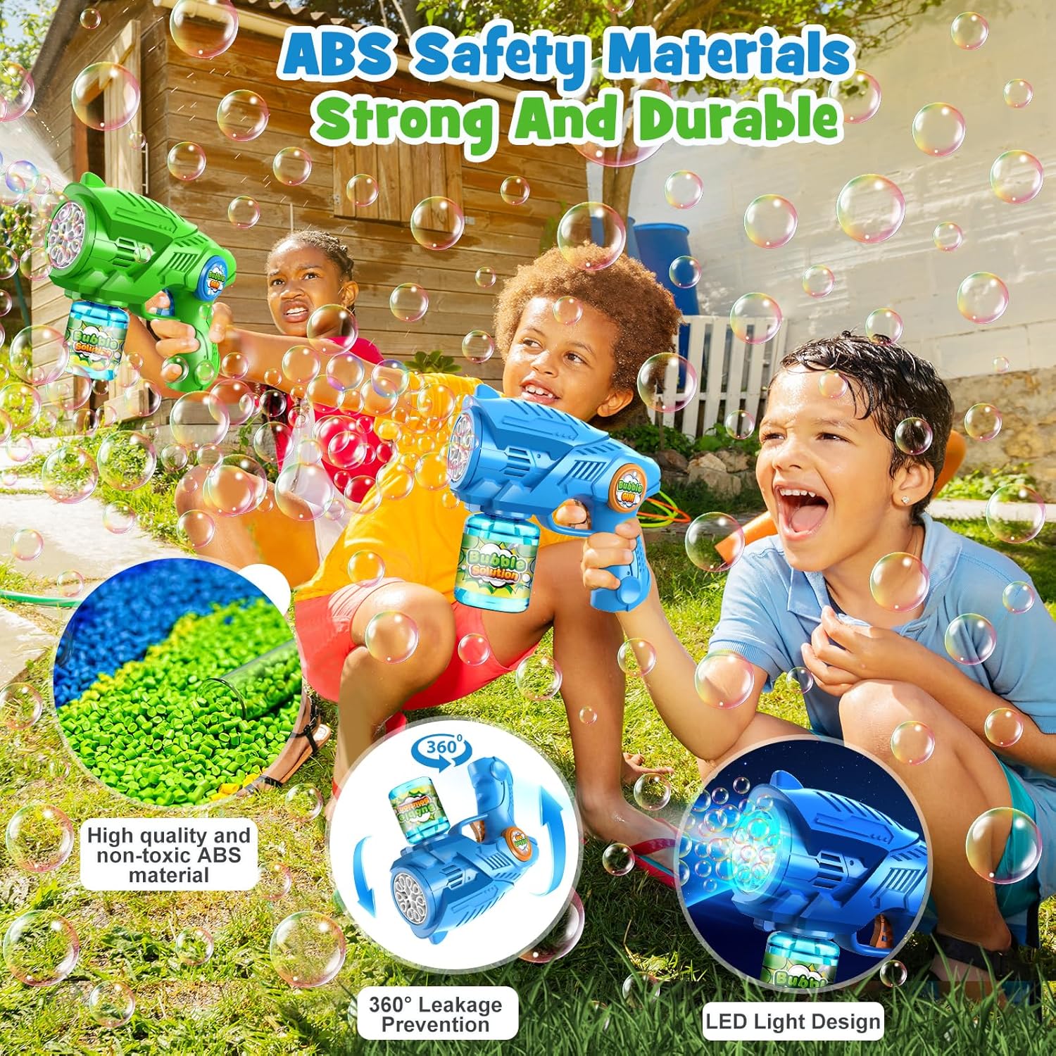 2-Pack Automatic Bubble Guns f - Kids Outdoor Easter Toys ulasan dan harga