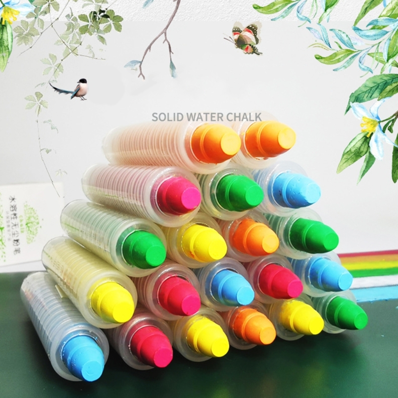 Solid Water Chalk Dust Free Si - Chalk Outdoor Jumbo ulasan dan harga