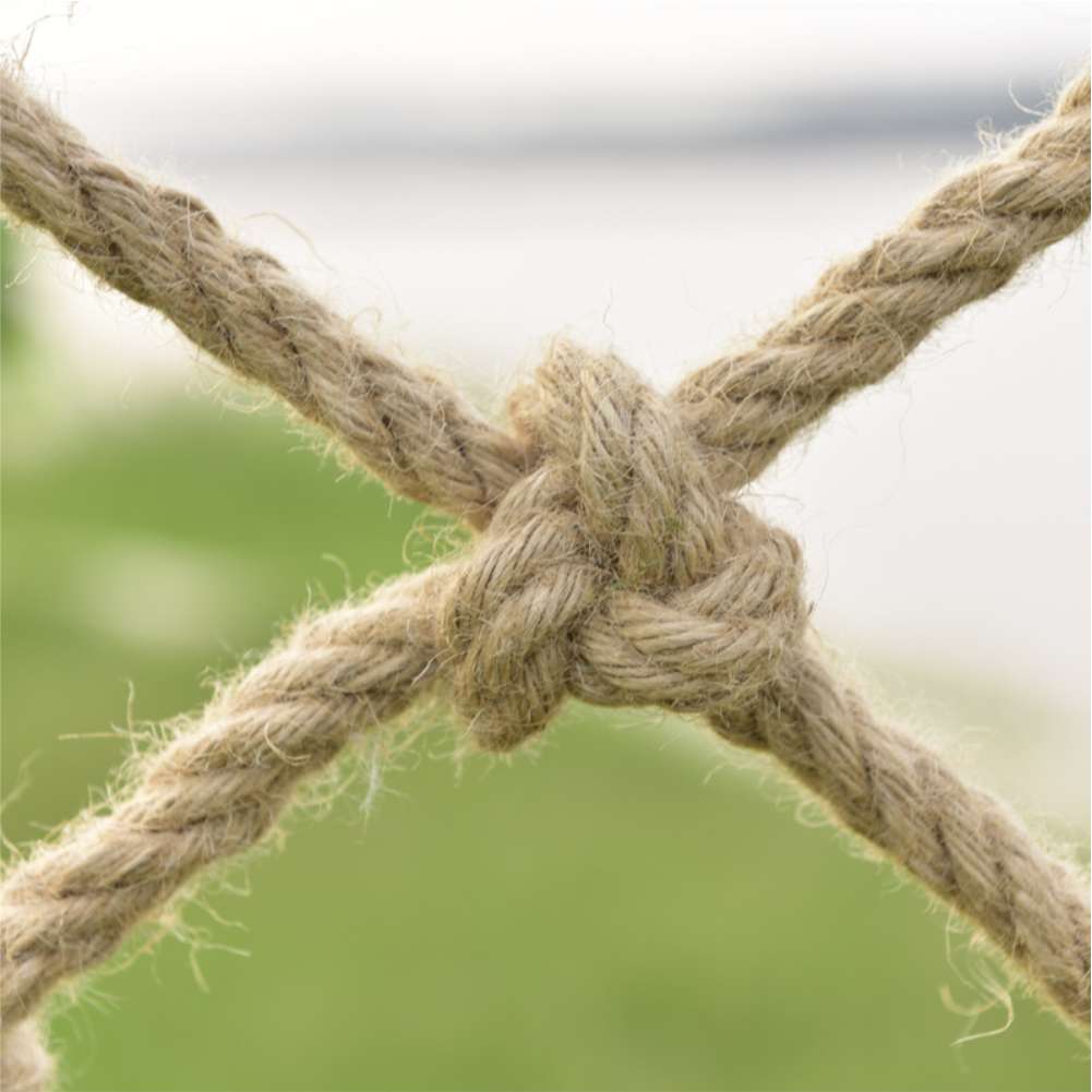 Heavy Jute Hemp Rope Net Garde - Kids Outdoor Wendy House ulasan dan harga