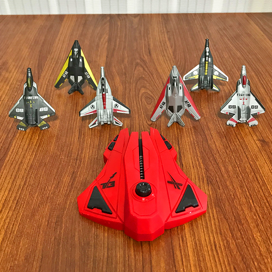 6pcs Fighter Plane Red Launche - Kids Outdoor Playset ulasan dan harga