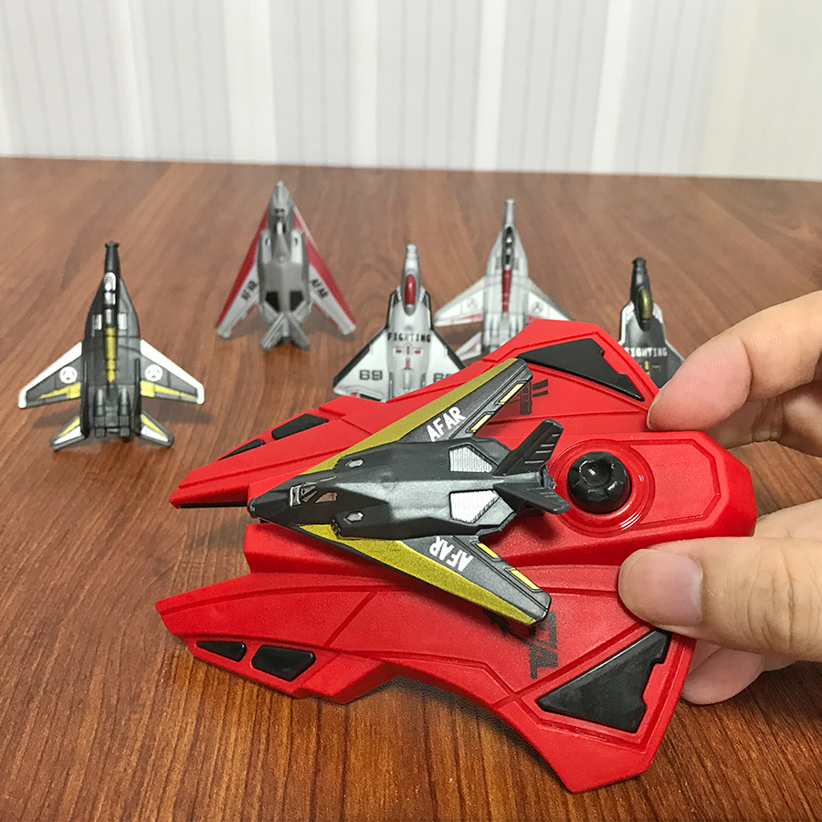 6pcs Fighter Plane Red Launche - Kids Outdoor Playset ulasan dan harga