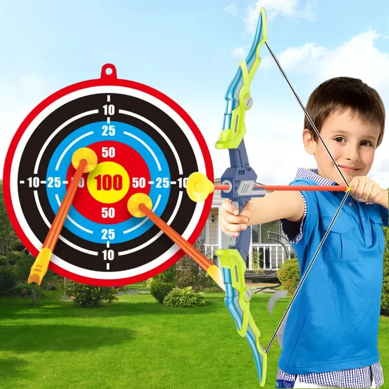 Bow and Arrow Set Light Up Arc - Kids Outdoor Archery Set ulasan dan harga