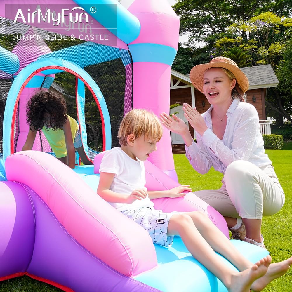 Inflatable Bouncy Castle for K - Kids Outdoor Slide ulasan dan harga