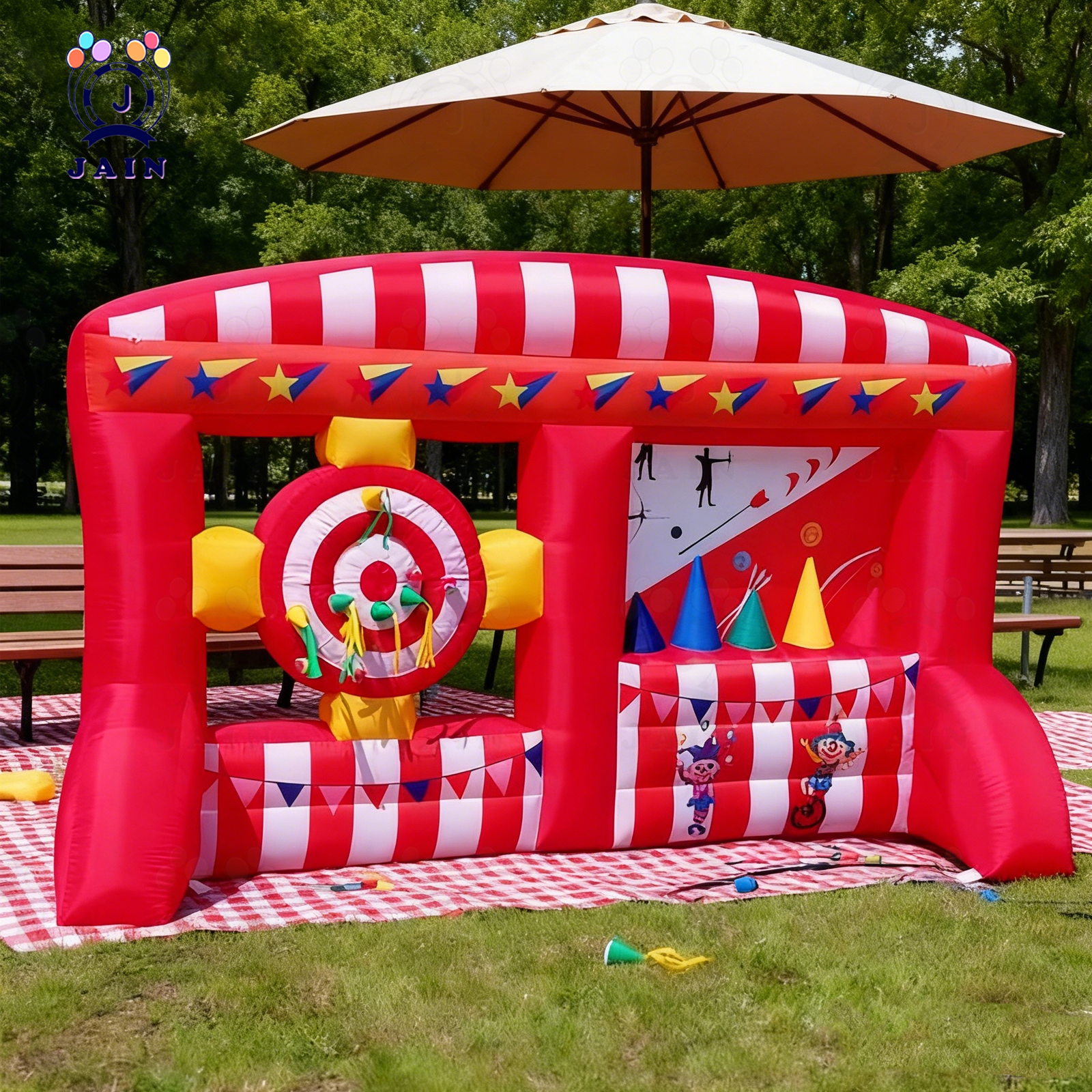 Inflatable Dart & Archery Game - Kids Outdoor Archery Set ulasan dan harga