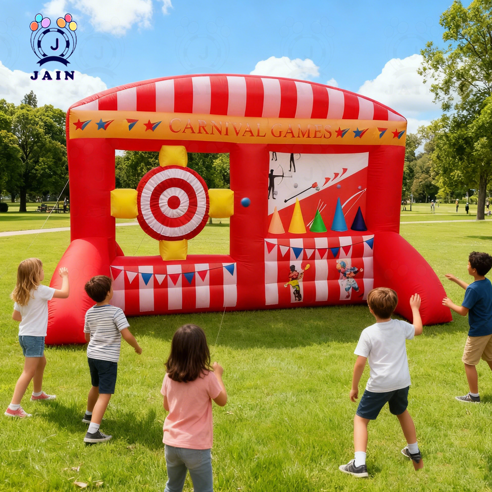 Inflatable Dart & Archery Game - Kids Outdoor Archery Set ulasan dan harga