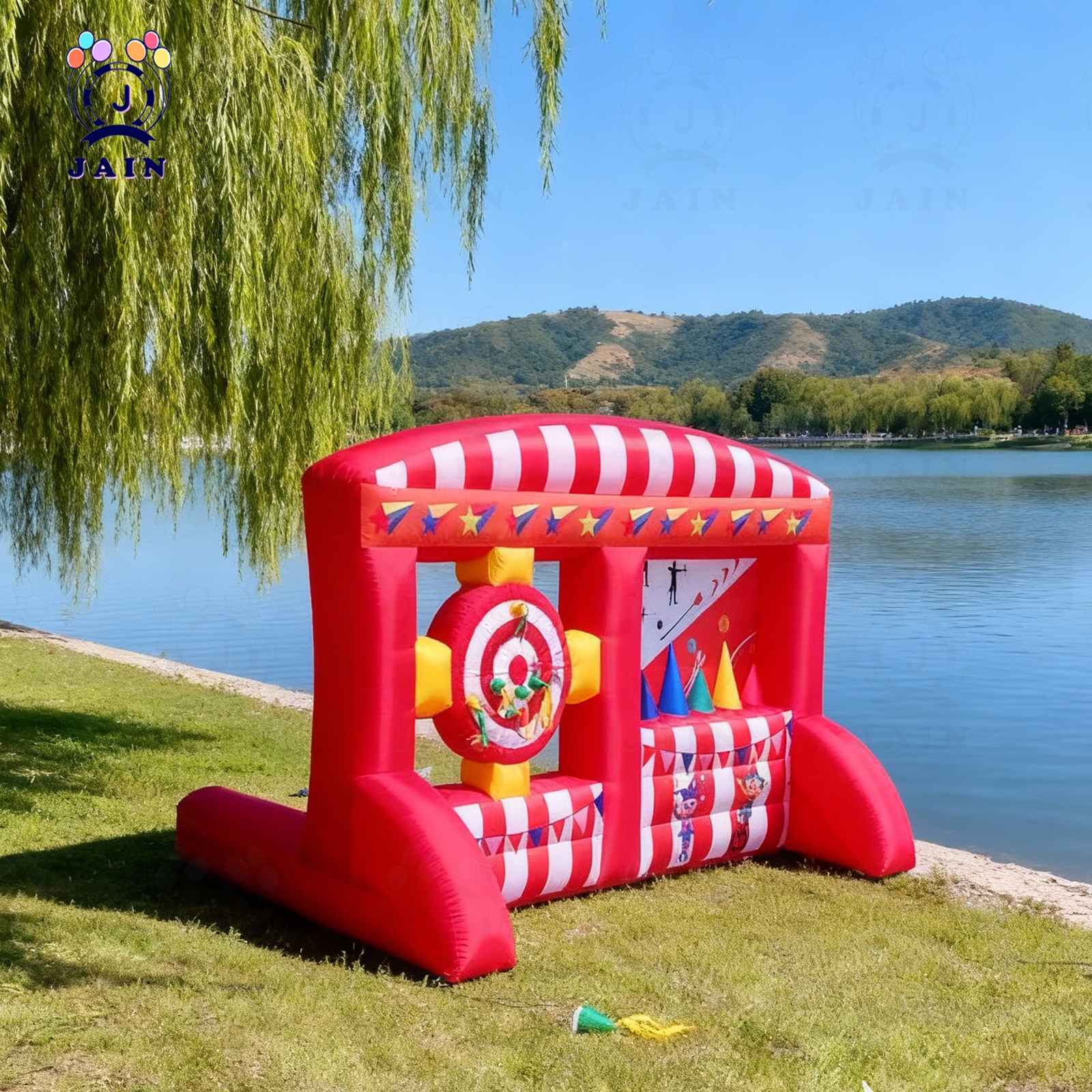 Inflatable Dart & Archery Game - Kids Outdoor Archery Set ulasan dan harga