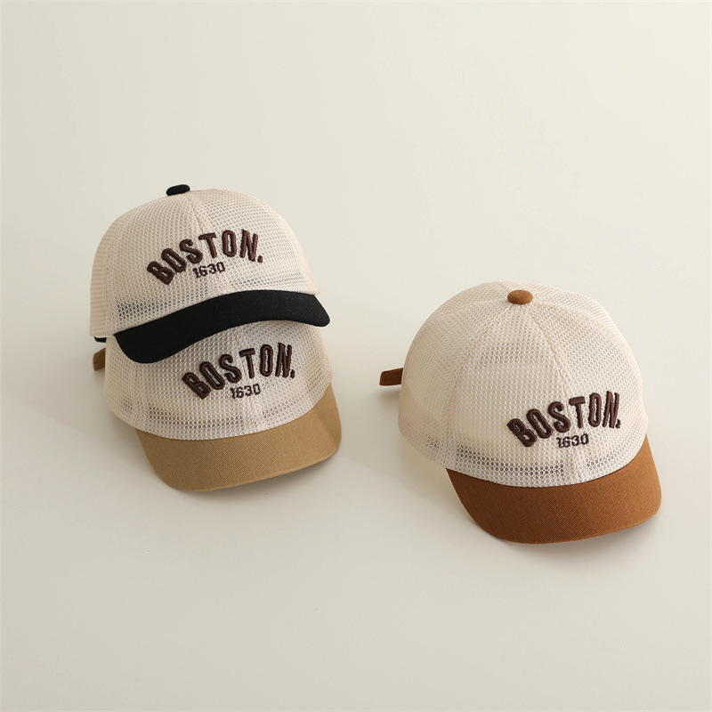 Letter Embroidered Baby Baseba - Kids Outdoor Net ulasan dan harga