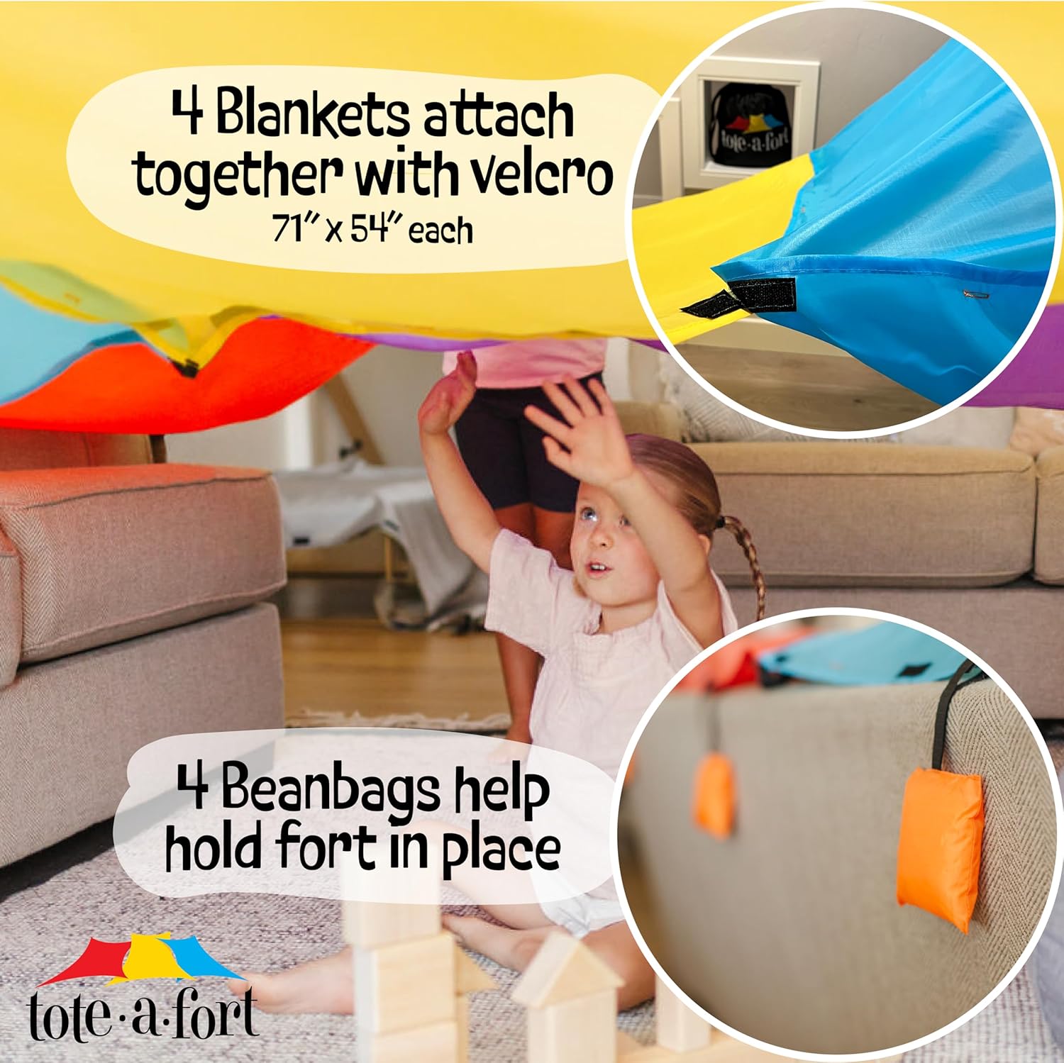 Blanket Fort Building Kit - Po - Kids Outdoor Fort Building Kit ulasan dan harga