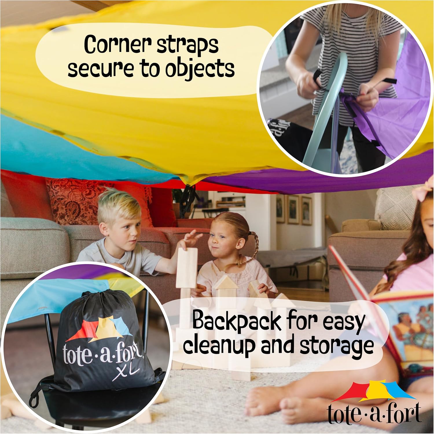 Blanket Fort Building Kit - Po - Kids Outdoor Fort Building Kit ulasan dan harga