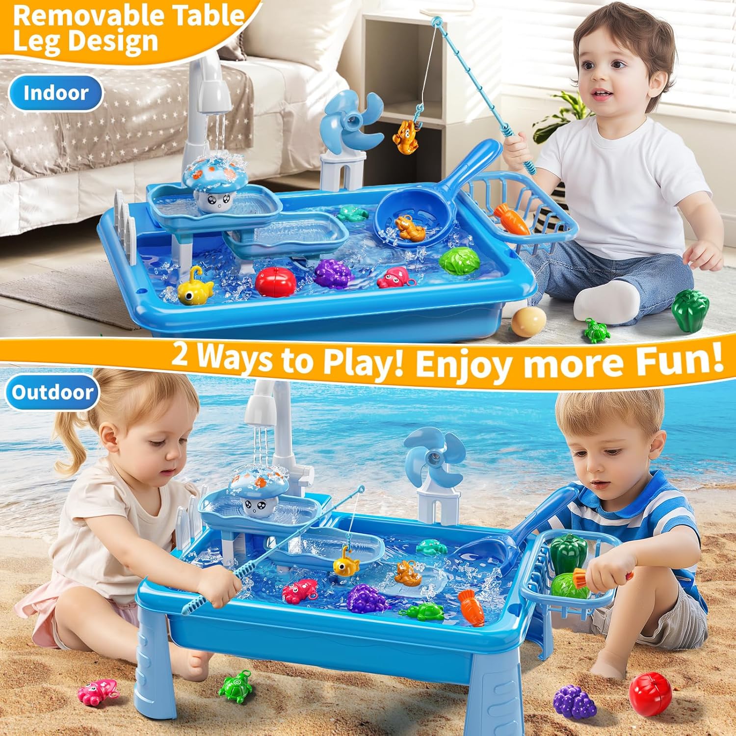 Water Table Play Sink Toy for  - Kids Outdoor Water Table ulasan dan harga