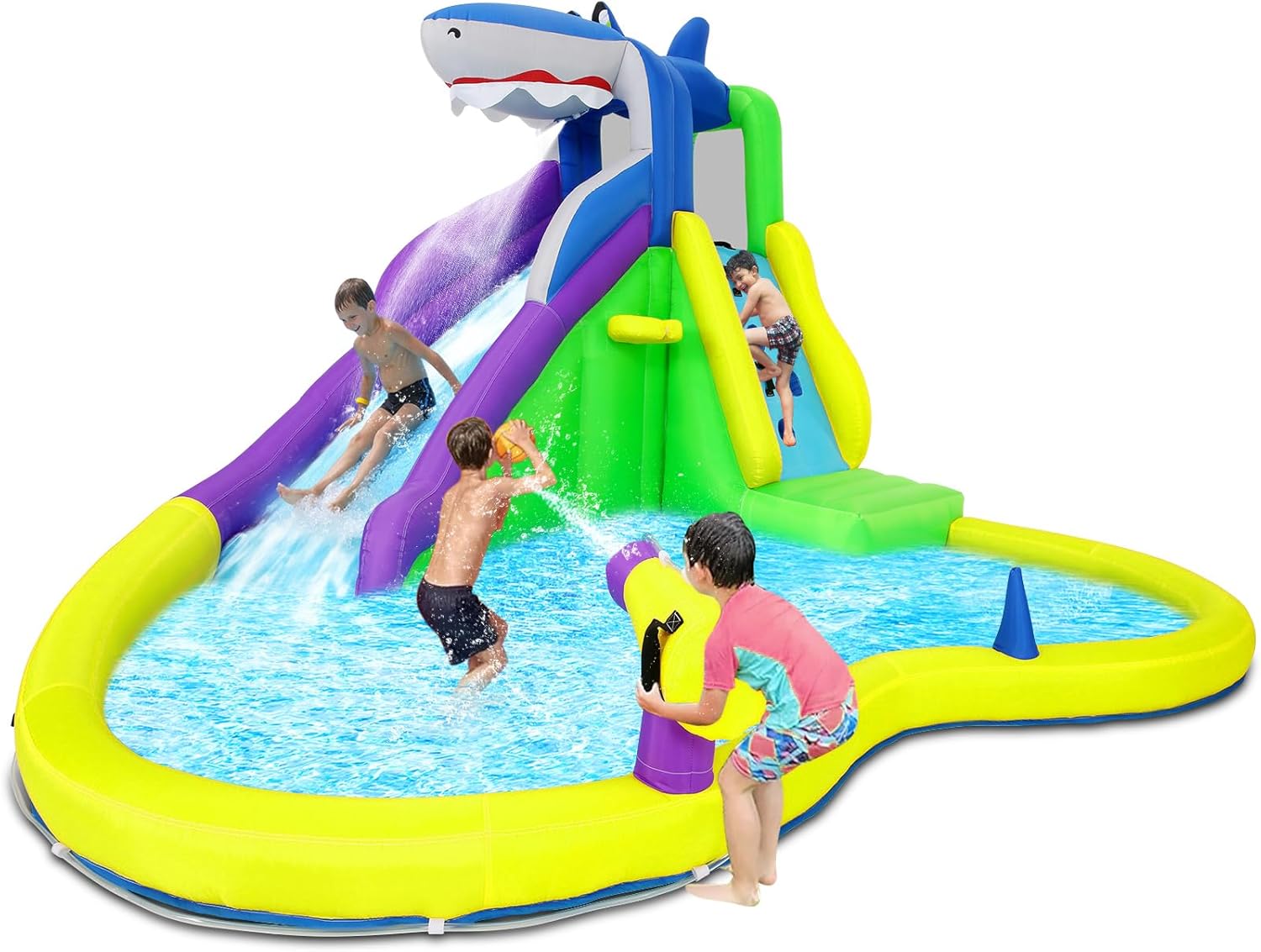 13x14FT Inflatable Bounce Hous - Kids Outdoor Slide ulasan dan harga