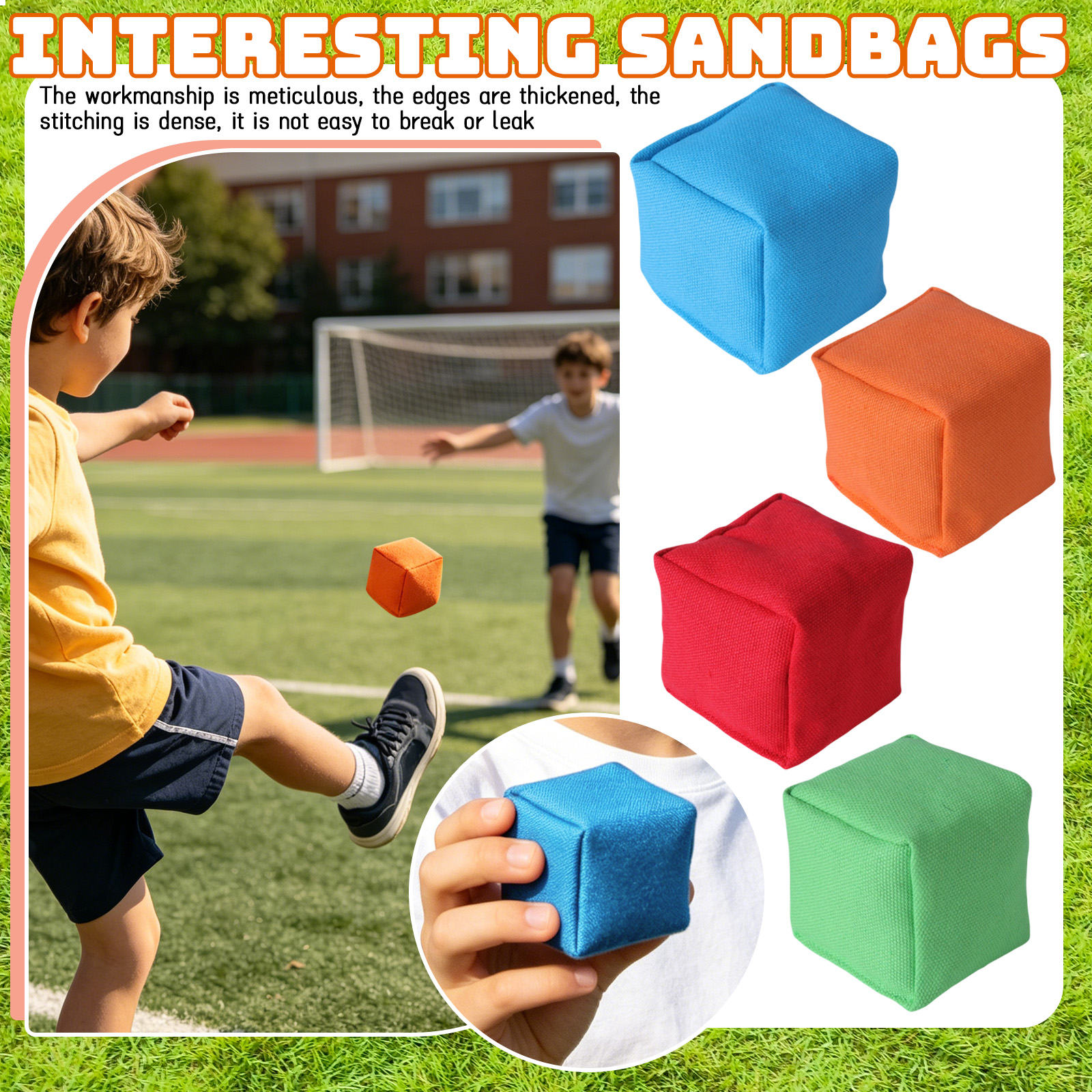 1PC Canvas Cube Children's Bea - Kids Outdoor Easter Toys ulasan dan harga