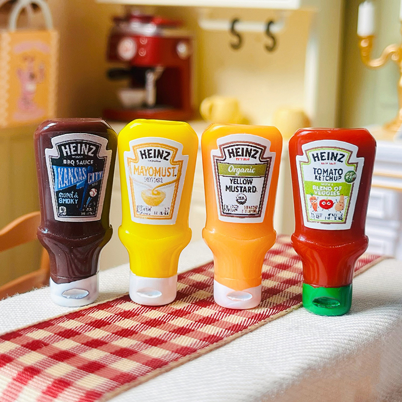 4Pcs Dollhouse Miniature Straw - Kids Outdoor Kitchen Set ulasan dan harga