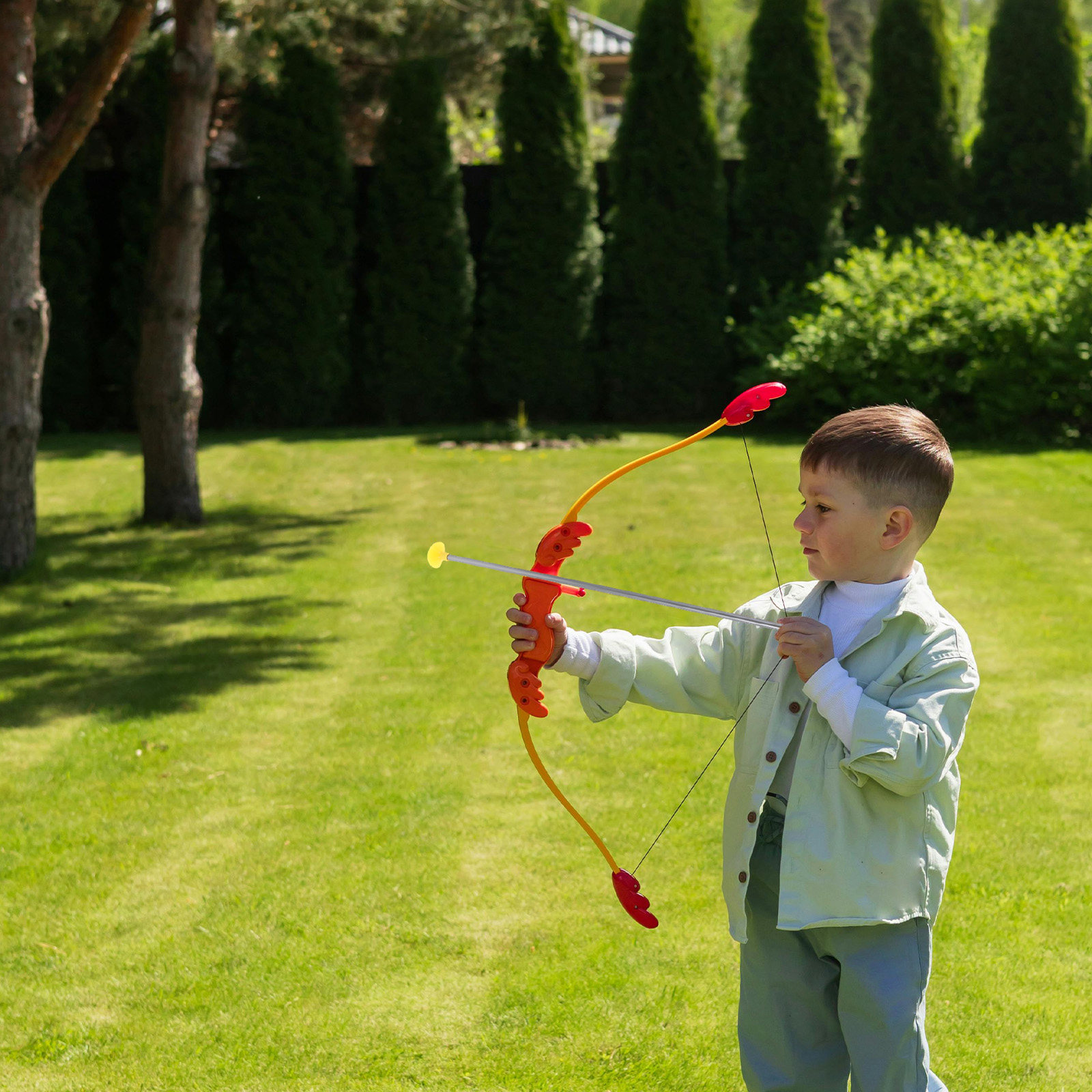 20pcs Kids Suction Cup Arrows  - Kids Outdoor Archery Set ulasan dan harga