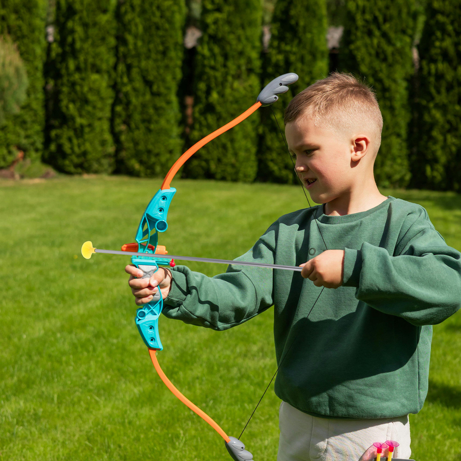 20pcs Kids Suction Cup Arrows  - Kids Outdoor Archery Set ulasan dan harga