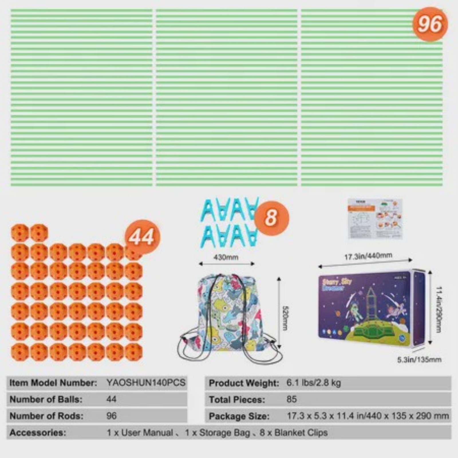 Fort Building Kit for Kids 140 - Kids Outdoor Fort Building Kit ulasan dan harga