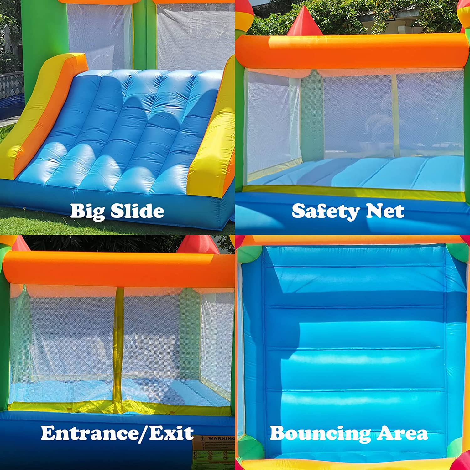 Yard Inflatable Bounce House W - Kids Outdoor Wendy House ulasan dan harga