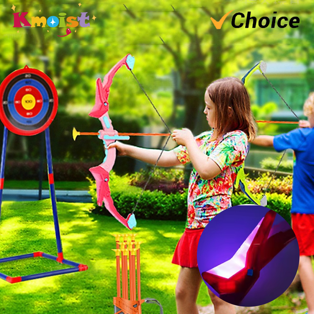 Light Up Archery Toy Kids Bow  - Kids Outdoor Archery Set ulasan dan harga