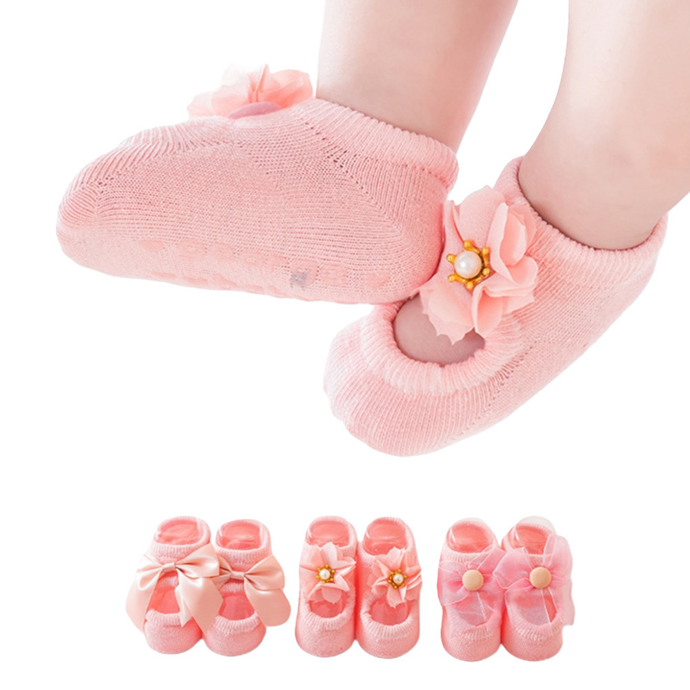 3 Pairs Non-slip Children Floo - Kids Indoor Outdoor Slippers ulasan dan harga