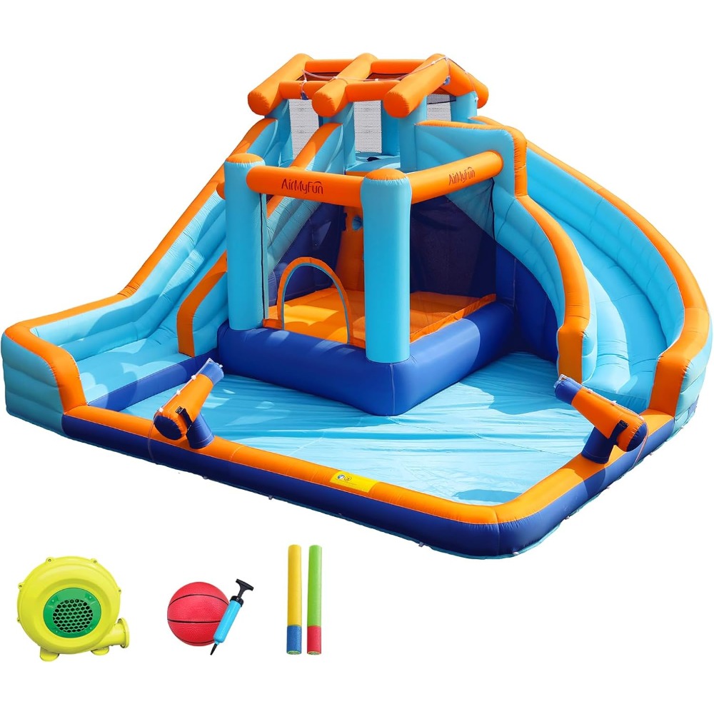 Large Water Slide Bounce House - Kids Outdoor Slide ulasan dan harga