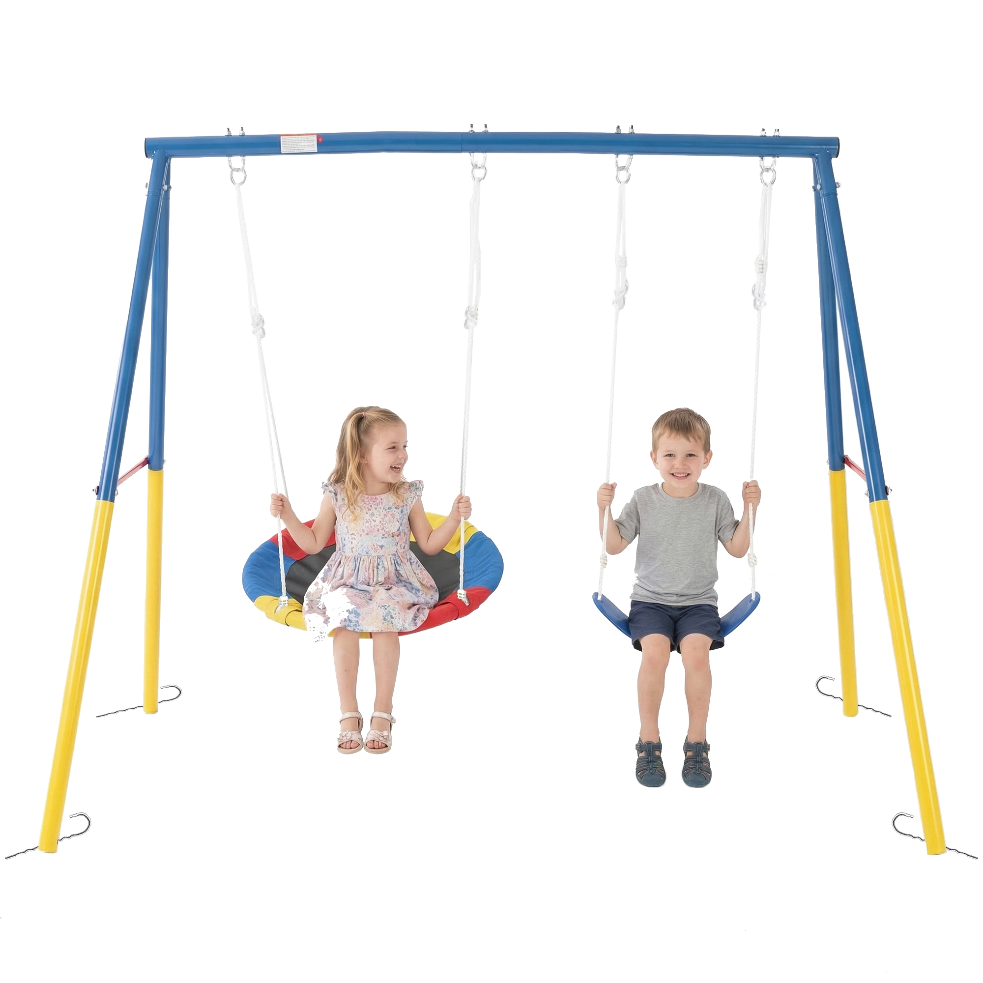 Outdoor Swing Set with Backyar - Kids Outdoor Playset ulasan dan harga