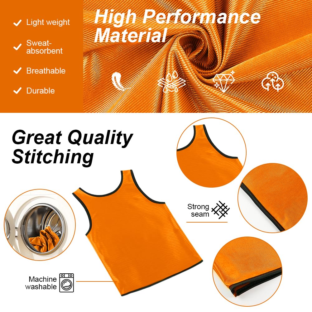 12PCS Football Training Vest B - Kids Outdoor Net ulasan dan harga