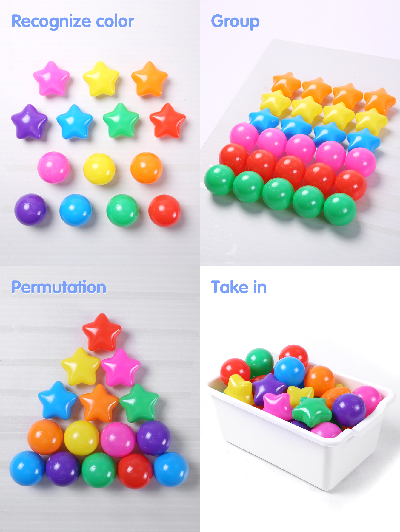 Crush Proof Ball Pit Ball Pack - Kids Outdoor Wendy House ulasan dan harga