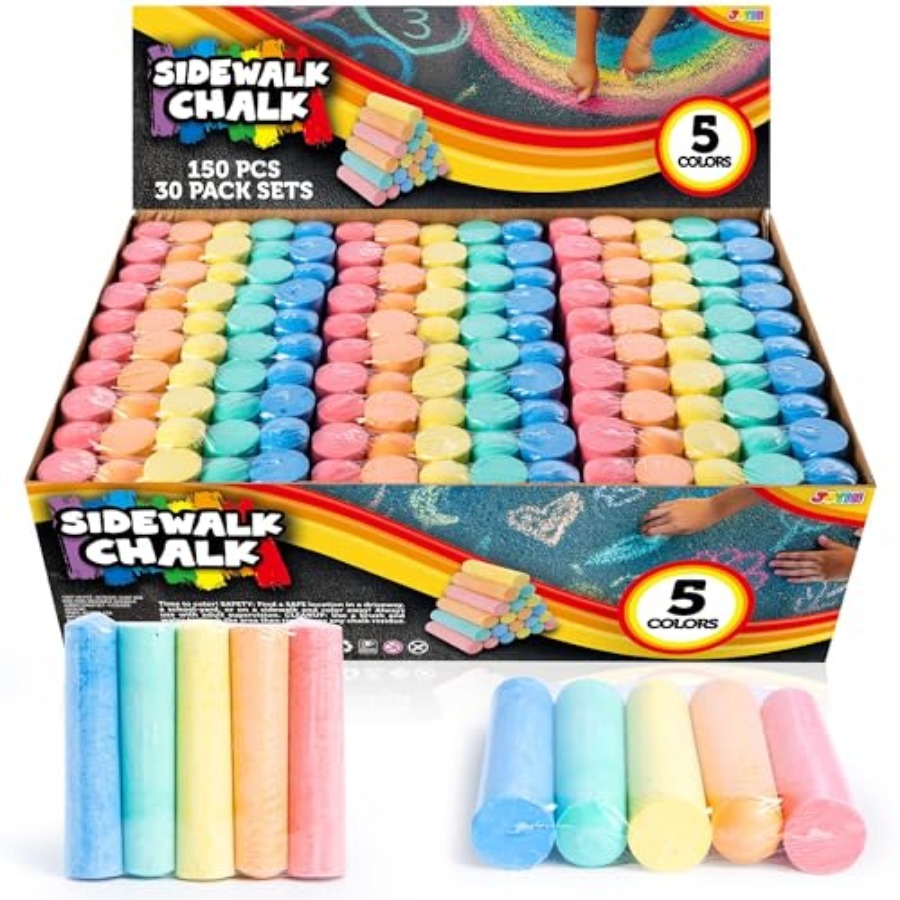 Pcs Sidewalk Chalk Set in 30 P - Chalk Outdoor Jumbo ulasan dan harga